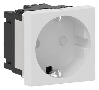 GGK Steckdose 1f ws mt GEB-K m.BS USB M45-1-Steckdose IP20 horiz