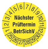 CIMCO Prüfplakette ge Selbstkl m.Beschr 182679 30x30mm  30mm