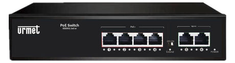 URMET Tischswitch 802.3 af (PoE) 2x1Gbps SWI 3000/401 4x10/100Mbps 2weitere