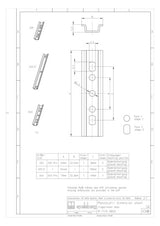 SPELSBERG Tragschiene ST vz TS15 L61mm Abox 025 TS15