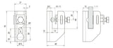 DEHN SE Leitungshalter Blitzsch 6-10 M8 FRH 11 6.10 WA15 B7 STTZN m.Schraubsch