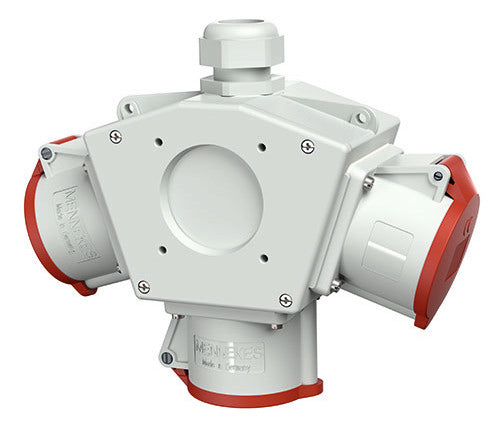 MENNEKES Energiewürfel Kst gr IP44 DELTA-BOX 90839 3x32A5p400V