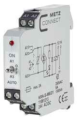 METZ CONNECT Schaltrelais 24V/AC 1W IP20 11061213 11,2x61,3x60mm Schraub