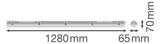 LEDVANCE Anbaugehäuse gr Kst G13 L1280mm DP HOUSING 1200 P 1XLAMP IP65 B65mm