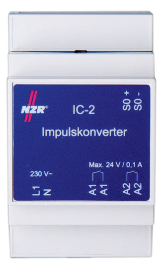 NZR Schnittstellenwandler IC-2 Impulskonverter im Gehäuse f.