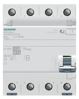 SIEMENS FI-Schutzschalter B 4p 440V 63A SENTRON 5SV3346-4 0,03A sel 4TE REG