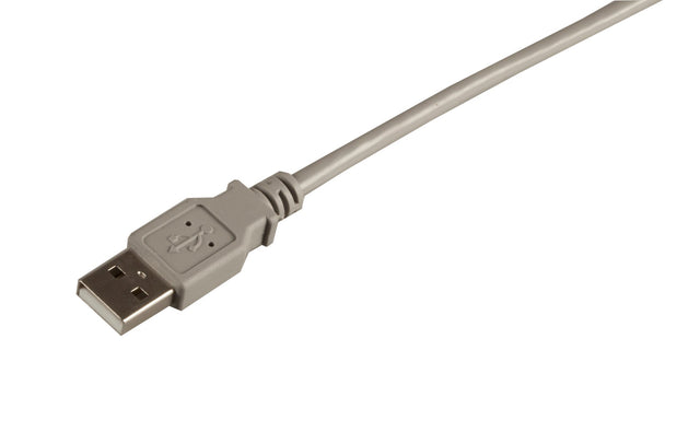USB2.0 Anschlusskabel A-A, St.-St., 1,0m, grau, Classic Stück