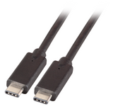 USB3.2 Gen.1 5Gbit 3A Anschlusskabel C-C, St.-St.,2,0m, schwarz Stück