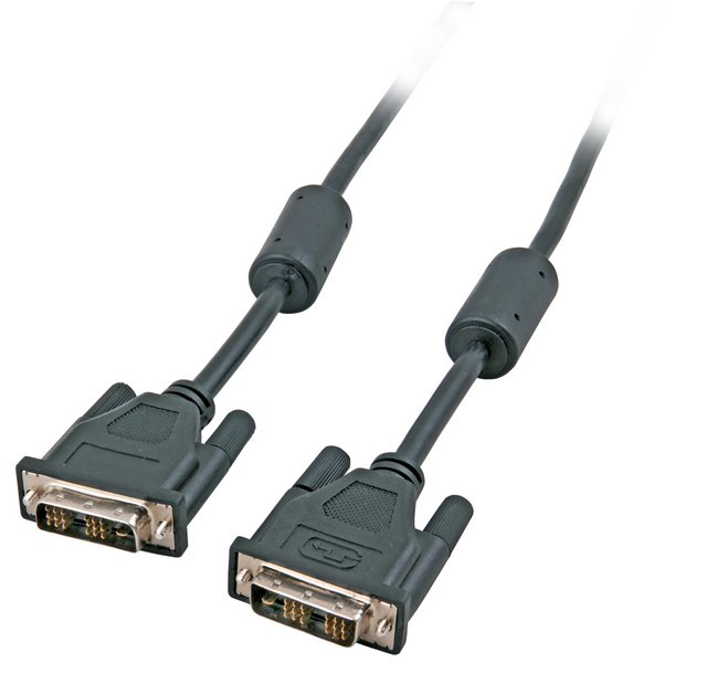 DVI Monitorkabel Single Link, DVI-Digital 18+1, AWG28, 5m Stück