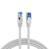 RJ45 Patchkabel Cat.6A S/FTP TPE Cat.7 Rohkabel superflex weiß 4m Stück