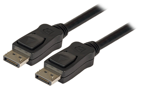 DisplayPort 1.2 Anschlusskabel, 4K60HZ,Stecker-Stecker, 10m, schwarz Stück