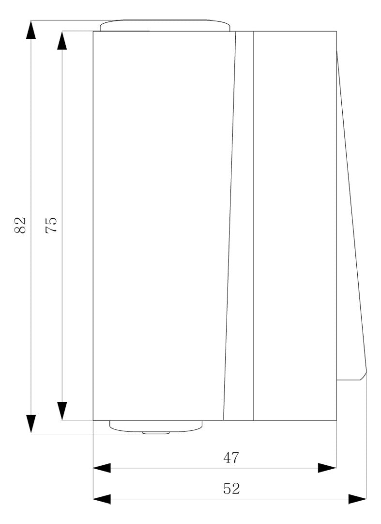 SIEMENS Kontroll-Heizungsschalter glz AP DELTAfläche 5TA4742 IP44 1f