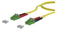 METZ CONNECT LWL-Patchkabel LC-D APC SM 151P1JAJAA5E OS2 15m ge