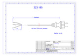 BACHMANN Netzanschlussleitung 3m 16A sw 323.185 3x2,5qmm IP20 Aderendh 0-70°C