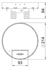 BETTERMANN Kassette VA rnd 215mm trocken RKSRN2UZD3R4VS25