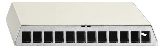 RUTENBECK Patchpanel AP 12Ports Cat6 PP-UM A-12 Ap rw Schirm RAL9010