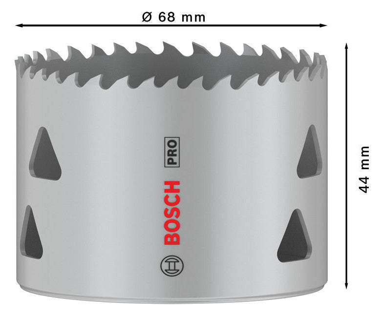 BOSCH-EW Lochsäge  68mm T44mm Gewinde LOCHSÄGE f.Gips Holz