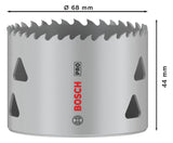 BOSCH-EW Lochsäge  68mm T44mm Gewinde LOCHSÄGE f.Gips Holz