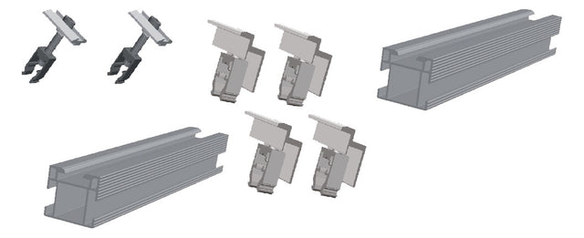 Sonnenkraft SK-AluFix 0 für 1x PV - silber | 4218