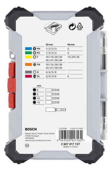 BOSCH-EW Werkzeugset 43tlg Box 43PC EXH SET