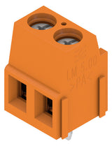 WEIDMÜLLER Printklemme 2f 1re or RM=5,08 LM 5.08/02/90 3.5SN OR BX Schraub/Löt