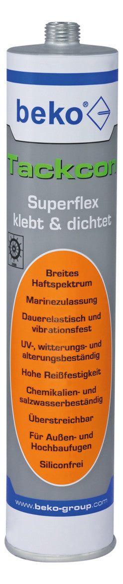 beko Tackcon Klebstoff flexibel, dunkelbraun 310 ml Kartusche | 240 310 5