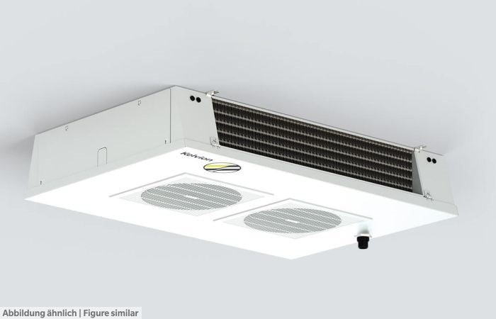 Deckenluftkühler Küba KDC 352-4AE m.Abtauung, LA=4,5mm zweiseit.ausblasend