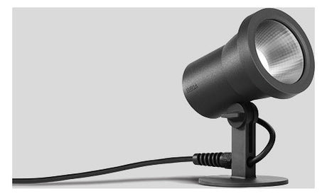 BEGA LED-Anbaustrahler 7,2W Konv 1LED ws 85009K3 graphit 3000K 631lm graphit mt