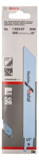 BOSCH-EW Säbelsägeblatt 150mm Stahl 2608656015