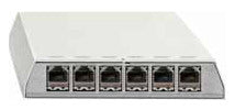 RUTENBECK Patchpanel 6Ports AP 6Ports PP-Cat.6A iso-6 Ap rw Cat6A Schirm