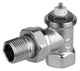 Honeywell Thermostatventilkörper SX Messing vernickelt, Eck, 3/8'' | V2000ESX10