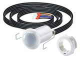 ESYLUX Präsenzmelder 360° UP opal IP55 Compact MINI PD-C 360i/8 mini 3m Präsenz