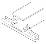 WALRAVEN Trägerklemmset Strut 41x21D fverz. 41x110x400 bis Flanschstärke 35mm