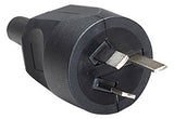BACHMANN Schutzkontaktstecker 10A 250V 910.182 Kst IP20 sw ger