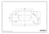 MENNEKES eMobil Montageplatte Fundamentplatte AMEDIO/Standfuss