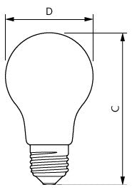 PHILIPS-LM LED-Lampe FM E27 A60 10,5W ws CorePro LEDBulbND10.5-100W E27A60 8 2700