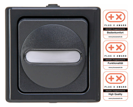 KOPP Wipptaster-Modul anth 1S AP IP44 BLUEELECTRIC 560815003 m.Bel