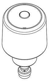 KWC AQUAROTTER Oberteil, f. Selbstschlus duschen, 2000104373