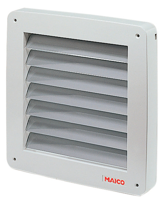 MAICO Wand-Jalousieklappe Kst 370x370mm BK 25  250mm ausblas Mit Einbaurahmen