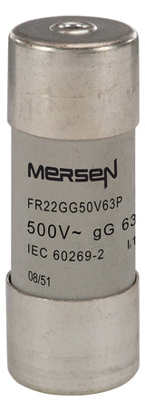 MERSEN Keramiksicherung MT 63A 690V AC FR22GG50V63P 22x58mm
