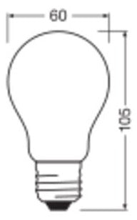LEDVANCE LED-Lampe FM E27 A60 5,9W 4000K LED Classic A 60 Filament P 5.9W 84 ws