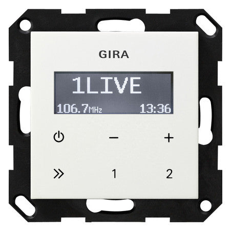 GIRA UP-Radio rws glz Basiselem System 55 228403