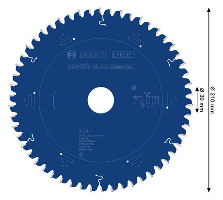 BOSCH-EW Kreissägeblatt  210mm 2608642492
