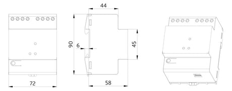 BEG Spannungsversorgung REG DALI 4TE LED PS-DALI-LINK-USB-REG weiß 210mA