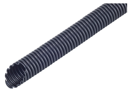 FRÄNKISCHE Wellrohr  7mm PP IP68 sw 320N FPPSF-07U.50 ohne Ummantelung UV-best