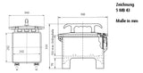MENNEKES CEE-Kombi Gummi ge IP44 8Steckd EverGUM 70448 1x16A5p400V 1x32A5p400V