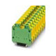 PHOENIX Schutzleiter-Reihenklemme gn/ge UT 16-PE/S 1,5-25qmm 1Etage TS35