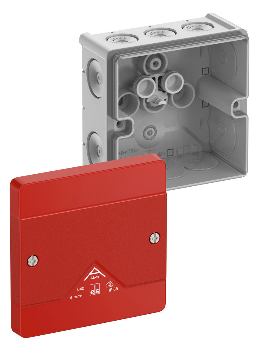 SPELSBERG Abzweigkasten 102x102mm Kst rt Abox 040-L/SB IP66 IK07 hfr