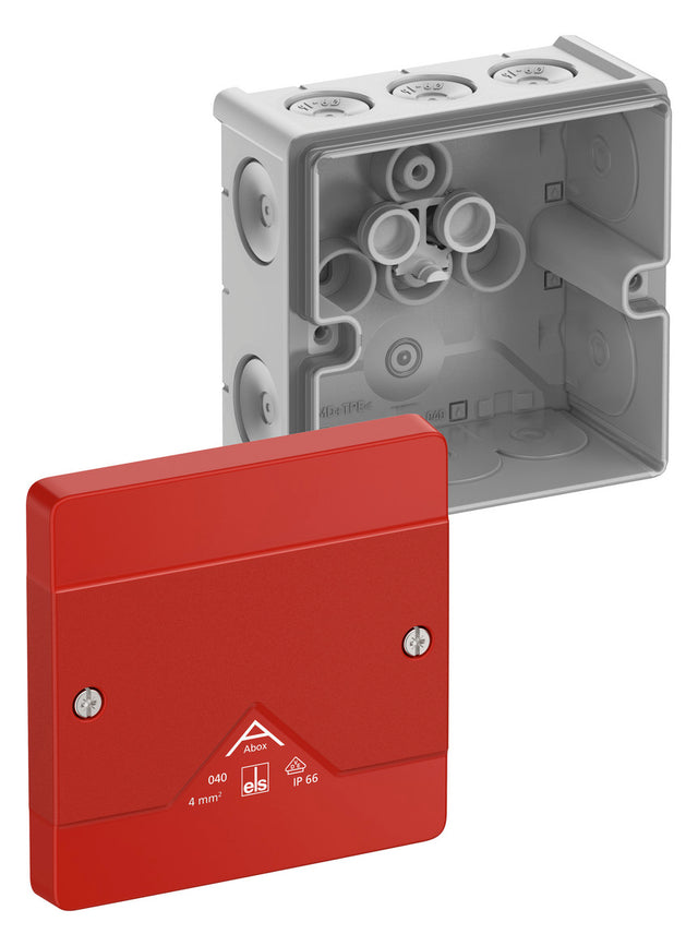 SPELSBERG Abzweigkasten 102x102mm Kst rt Abox 040-L/SB IP66 IK07 hfr