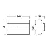ZUMTOBEL Schaltaktor REG 8TE 3f 16A LUXMATE LM-3RUKS 3680W 220-240V
